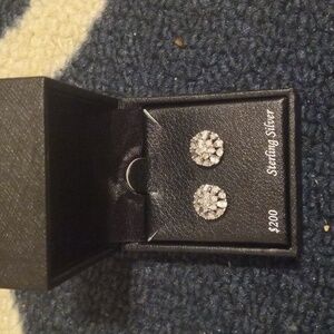 Diamond earrings - new, never worn